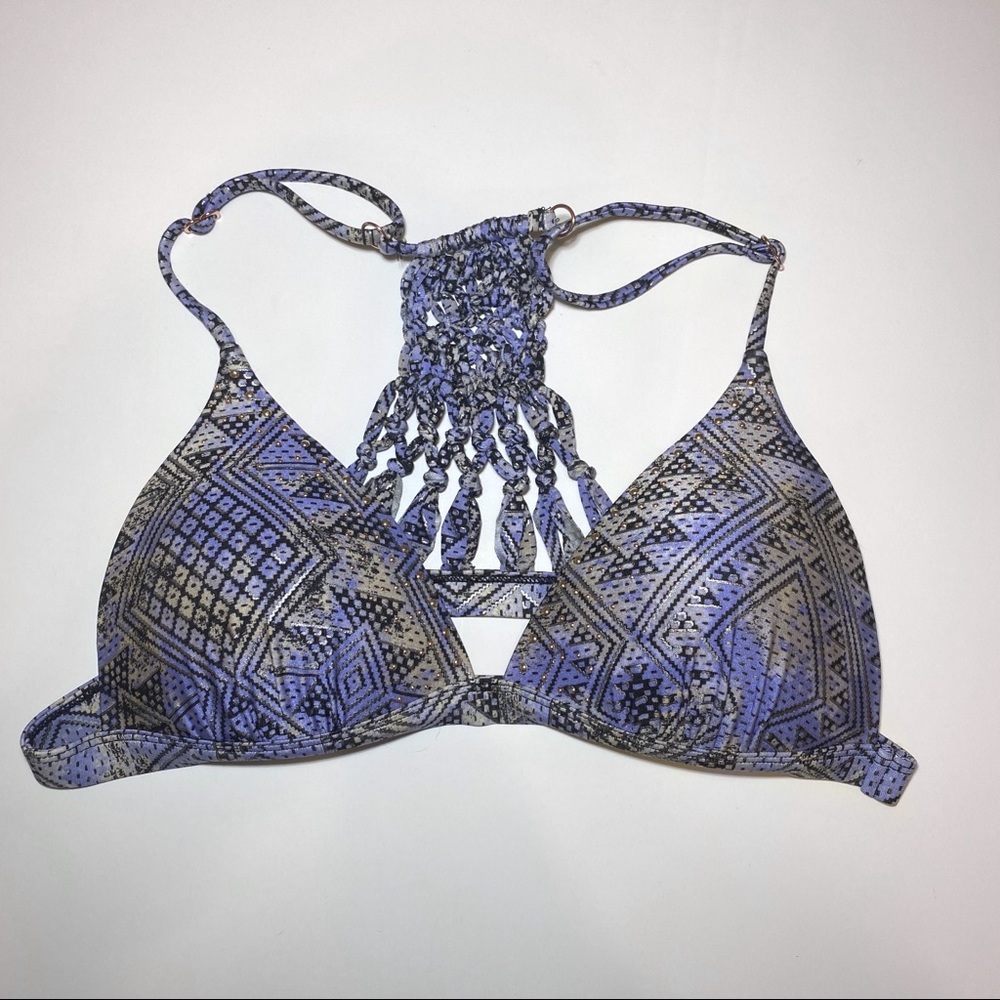 Tribal Print Bikini Top